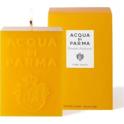 Home Collection Gelbe Cube Candle Colonia von Acqua di Parma