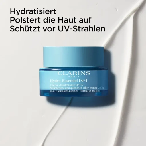 Hydra-Essentiel [HA²] Crème désaltérante SPF 15 - Peaux normales à sèches von CLARINS