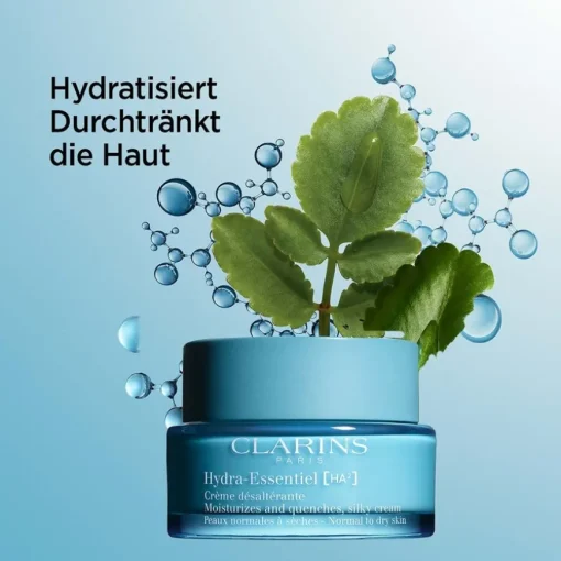 Hydra-Essentiel [HA²] Crème désaltérante - Peaux normales à sèches von CLARINS