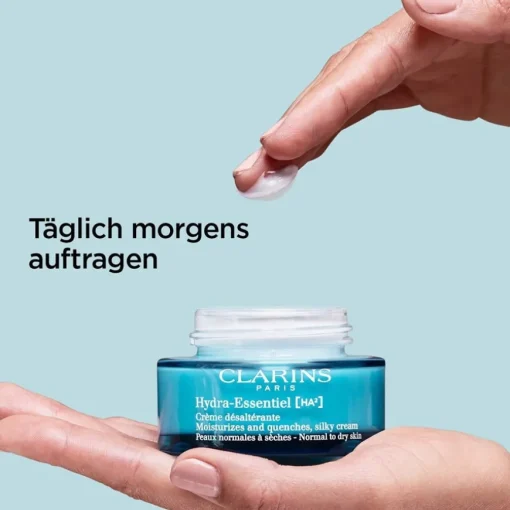 Hydra-Essentiel [HA²] Crème désaltérante - Peaux normales à sèches von CLARINS