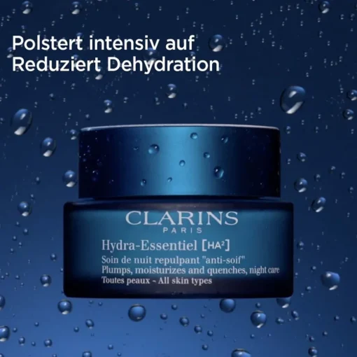Hydra-Essentiel [HA²] Soin de nuit repulpant "anti-soif" - Toutes peaux von CLARINS