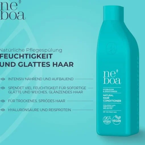 Hydration & Smoothness Natural Hair Conditioner Dry & Frizzy Hair von Neboa