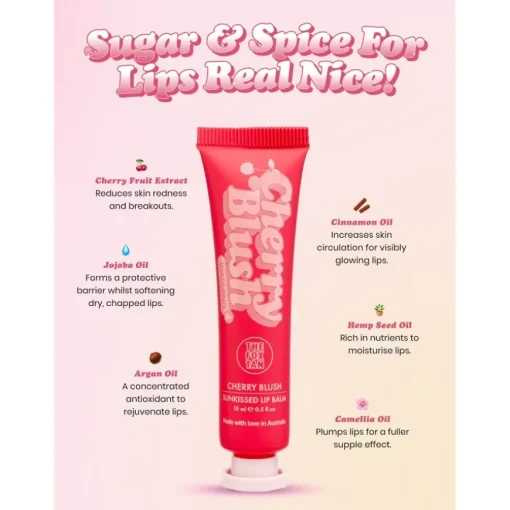 Hydration Cherry Blush Sunkissed Lip Balm von THE FOX TAN