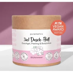 3in1 Duschpflege Dusch-Fluff Blütenmeer  von puremetics