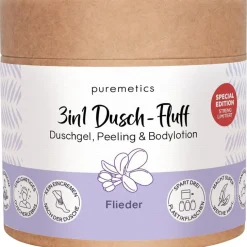 3in1 Duschpflege Dusch-Fluff Flieder von puremetics