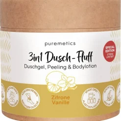 3in1 Duschpflege Dusch-Fluff Zitrone Vanille von puremetics