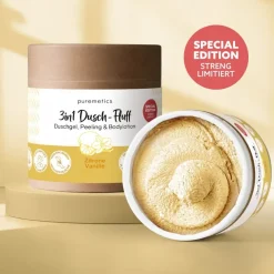 3in1 Duschpflege Dusch-Fluff Zitrone Vanille von puremetics