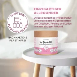 3in1 Duschpflege Dusch-Fluff Rosengarten von puremetics