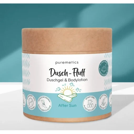 3in1 Duschpflege Dusch-Fluff After Sun von puremetics