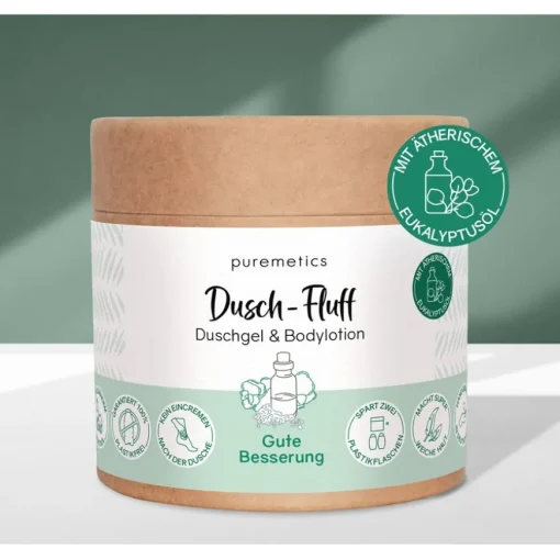 3in1 Duschpflege Dusch-Fluff Gute Besserung von puremetics