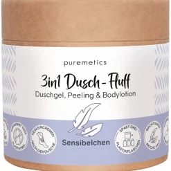 3in1 Duschpflege Dusch-Fluff Sensibelchen  von puremetics