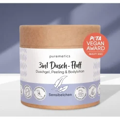 3in1 Duschpflege Dusch-Fluff Sensibelchen  von puremetics
