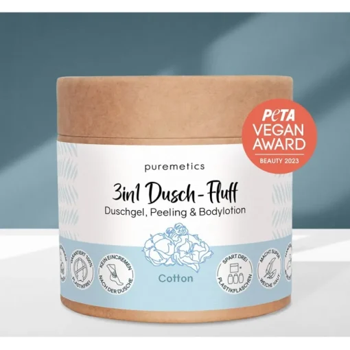 3in1 Duschpflege Dusch-Fluff Cotton von puremetics