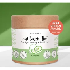 3in1 Duschpflege Dusch-Fluff Limette von puremetics