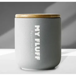 3in1 Duschpflege Keramikgefäß Lichtgrau von puremetics