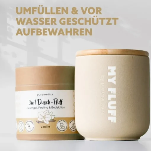 3in1 Duschpflege Keramikgefäß Sand von puremetics