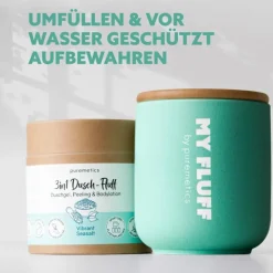 3in1 Duschpflege Keramikgefäß Türkis von puremetics