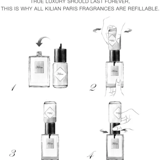 Kilian Paris Straight to Heaven Refill Woodsy Animalic Perfume Spray