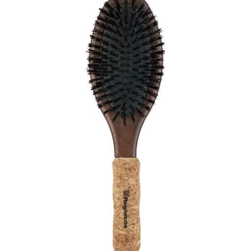 Korkgriff Pflegebürste Oval Combo 10-reihig von Regincós