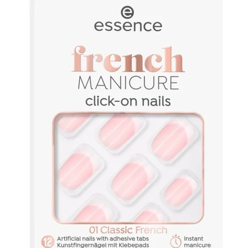 Kunstnägel French MANICURE Click-On Nails von Essence