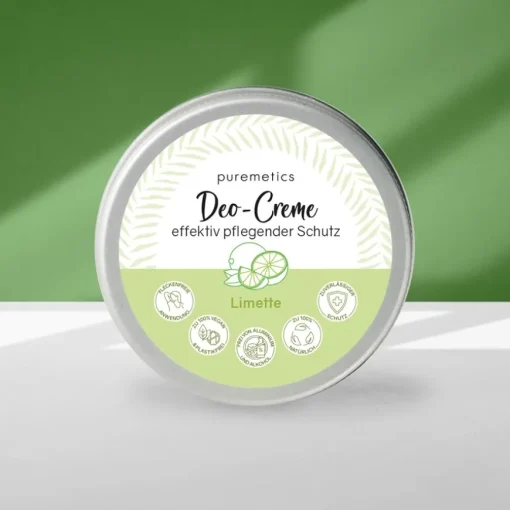Körperpflege Deo-Creme Limette von puremetics