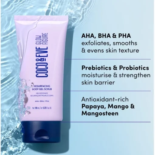 Körperreinigung Glow Figure Resurfacing Body Gel Scrub von COCO & EVE