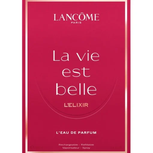 La vie est belle Eau de Parfum Spray - nachfüllbar L'Elixir von Lancôme