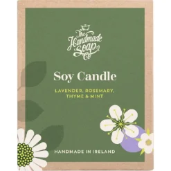 Lavender, Rosemary, Thyme & Mint Scented Soy Candle von The Handmade Soap