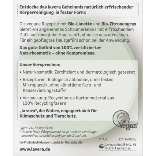 Lavera Feste Pflegedusche Happy Freshness