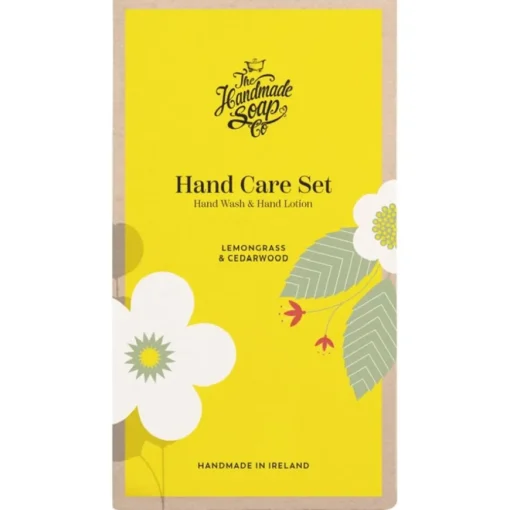 Lemongrass & Cedarwood Geschenkset Handseife und Handlotion von The Handmade Soap