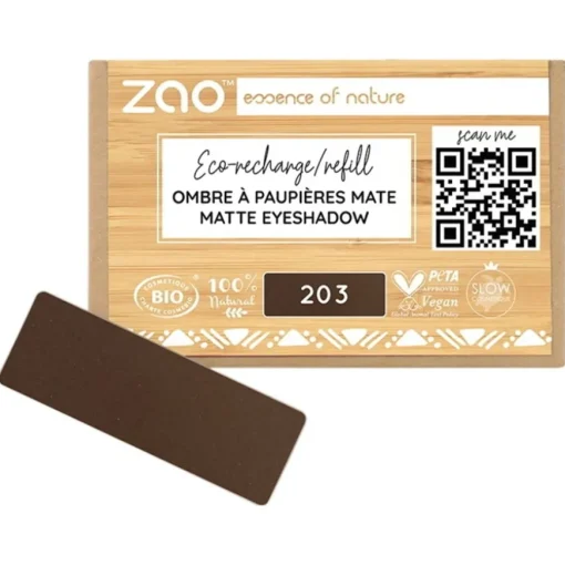 Lidschatten & Primer Matt Eyeshadow Refill von Zao