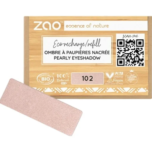 Lidschatten & Primer Pearly Eyeshadow Refill von Zao