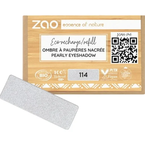 Lidschatten & Primer Pearly Eyeshadow Refill von Zao