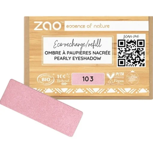 Lidschatten & Primer Pearly Eyeshadow Refill von Zao
