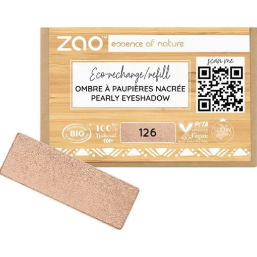 Lidschatten & Primer Pearly Eyeshadow Refill von Zao