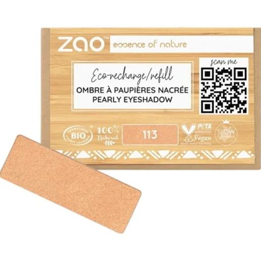 Lidschatten & Primer Pearly Eyeshadow Refill von Zao