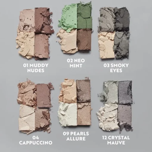 Lidschatten The Eyeshadow Quartet von Isadora