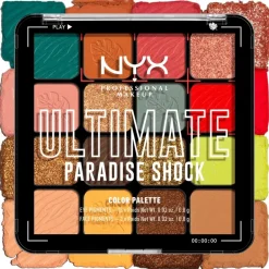 Lidschatten Ultimate Shadow Palette Paradise Shock von NYX Professional Makeup