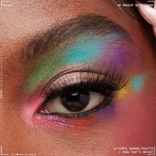 Lidschatten Ultimate Shadow Palette I Know That's Bright von NYX Professional Makeup