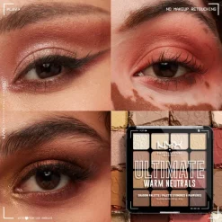 Lidschatten Ultimate Shadow Palette Warm Neutrals von NYX Professional Makeup