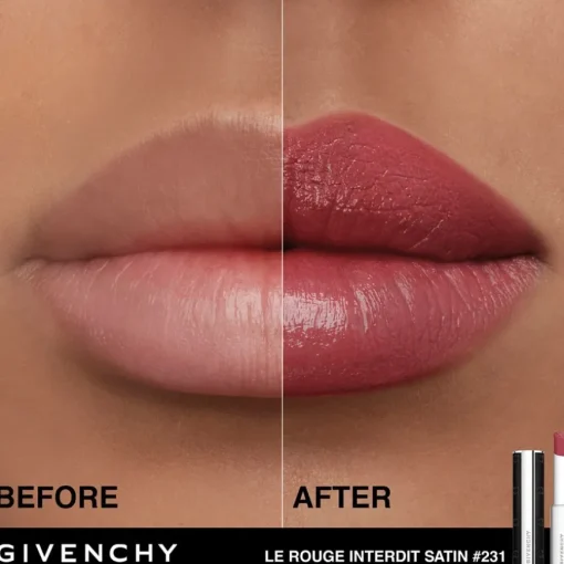 LIPPEN MAKE-UP Le Rouge Interdit Satin von GIVENCHY