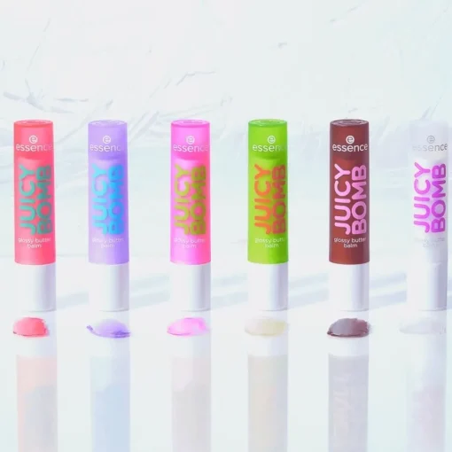 Lippenpflege JUICY BOMB Glossy Butter Balm von Essence