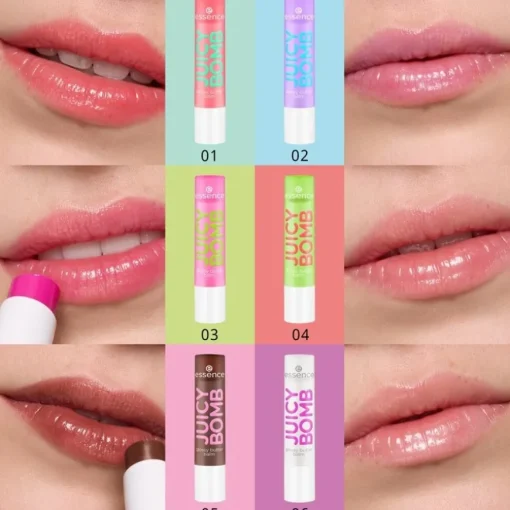 Lippenpflege JUICY BOMB Glossy Butter Balm von Essence