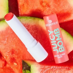 Lippenpflege JUICY BOMB Glossy Butter Balm von Essence