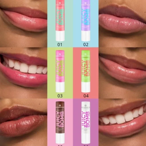 Lippenpflege JUICY BOMB Glossy Butter Balm von Essence