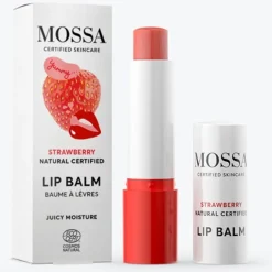 Lippenpflege Strawberry Lip Balm von Mossa