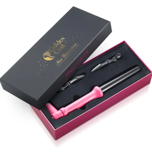 Lockenstäbe The Pink 18-25 mm Curler von Golden Curl