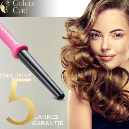 Lockenstäbe The Pink 18-25 mm Curler von Golden Curl