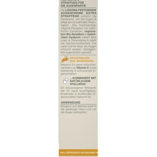 Logona Festigende Augencreme