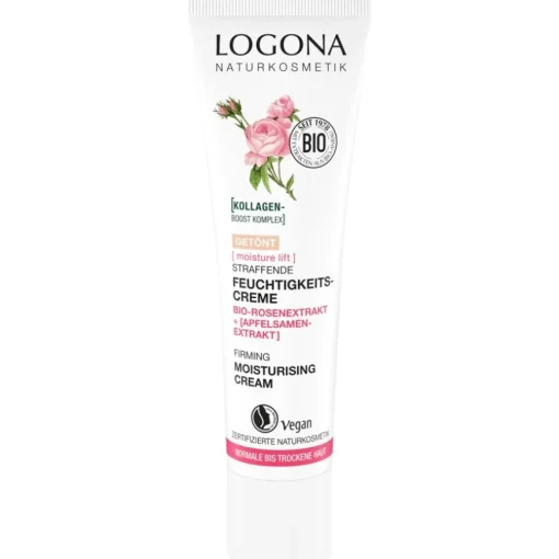 Logona Moisture Lift Straffende Getönte Feuchtigkeitscreme Bio-Rosenextrakt Und Apfelsamenextrakt